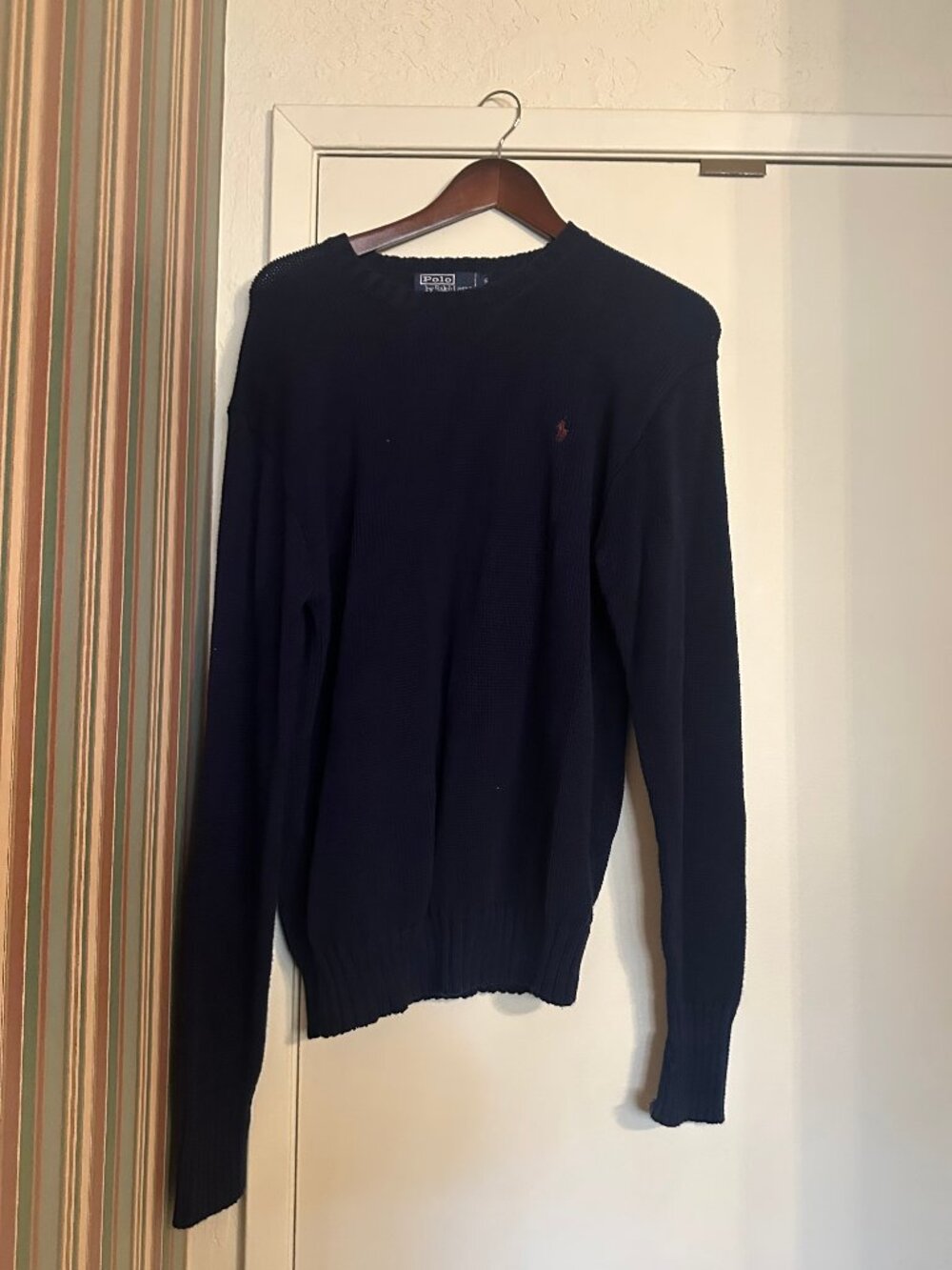 Polo Ralph Lauren knit navy pull-over sweater